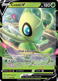 Celebi V Ultra Rare SWSH01: Sword & Shield Base Set 001/202 NM