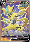 Zeraora V (Full Art) Ultra Rare SWSH06: Chilling Reign 165/198 NM (Back)