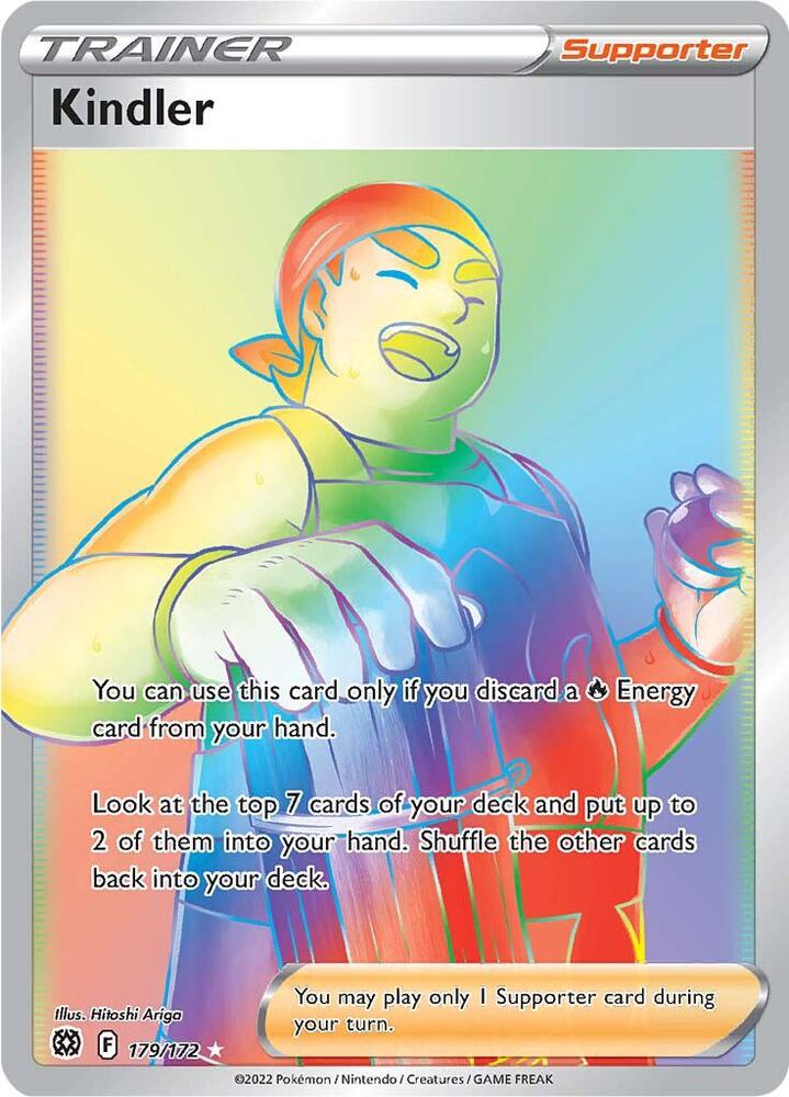 Kindler (Secret) Secret Rare SWSH09: Brilliant Stars 179/172 NM