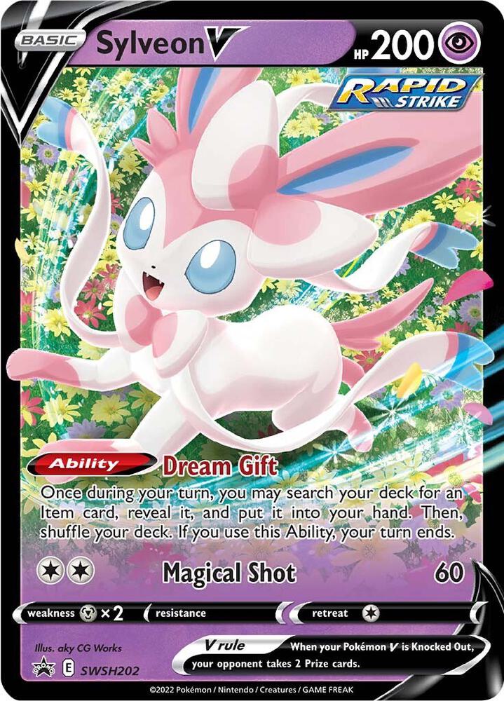 Sylveon V - Promo SWSH: Sword & Shield Promo Cards SWSH202 NM