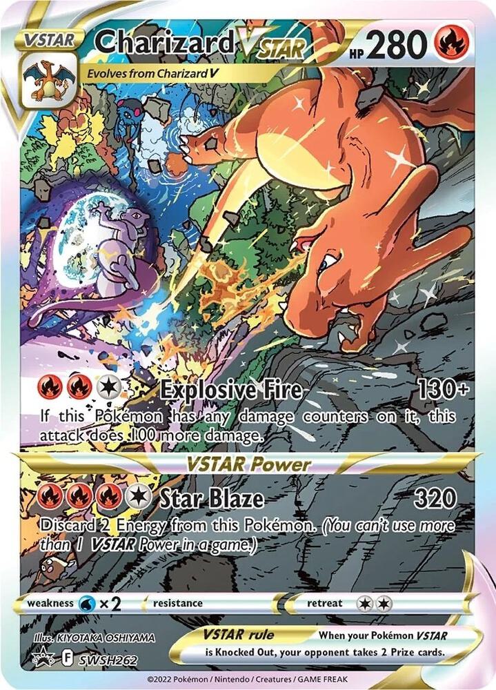 Charizard VSTAR Promo SWSH: Sword & Shield Promo Cards SWSH262 NM (Back)