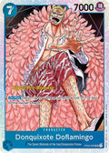 Donquixote Doflamingo SR Super Pre-Release Starter Deck 3: The Seven Warlords of the Sea ST03-009 NM (Back)