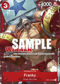 Franky (Tournament Pack Vol. 2) [Winner] PR One Piece Promotion Cards OP01-021 NM (Back)