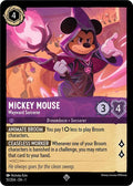 Mickey Mouse - Wayward Sorcerer Super Rare The First Chapter 51/204 NM (Back)