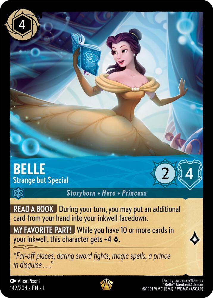 Belle - Strange but Special Legendary The First Chapter 142/204 NM (Back)