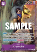 Crocodile (060) (Alternate Art) SR Kingdoms of Intrigue OP04-060 NM (Back)