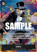 Sabo (Alternate Art) SR Kingdoms of Intrigue OP04-083 NM (Back)