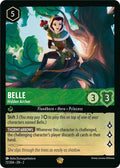 Belle - Hidden Archer Legendary Rise of the Floodborn 72/204 NM (Back)