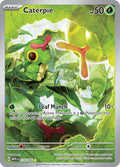 Caterpie - Illustration Rare SV: Scarlet & Violet 151 172/165 NM (Back)