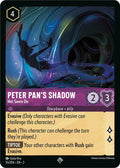 Peter Pan's Shadow - Not Sewn On Super Rare Rise of the Floodborn 55/204 NM (Back)