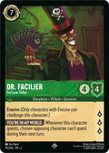 Dr. Facilier - Fortune Teller Super Rare Rise of the Floodborn 79/204 NM (Back)