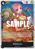 Rebecca SR Awakening of the New Era OP05-091 NM (Back)