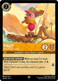 Piglet - Pooh Pirate Captain Super Rare Into the Inklands 16/204 NM (Back)