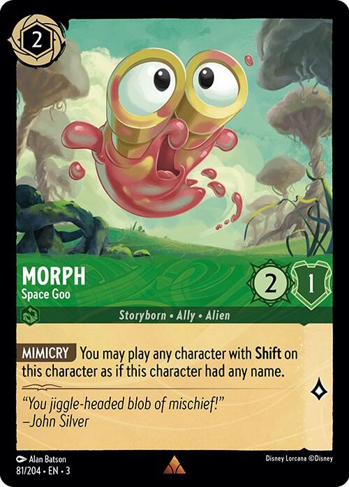 Morph - Space Goo Rare Into the Inklands 81/204 NM (Back)