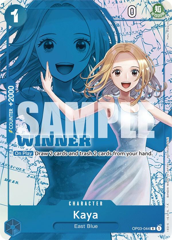 Kaya (Winner Pack Vol. 6) R One Piece Promotion Cards OP03-044 NM (Back)