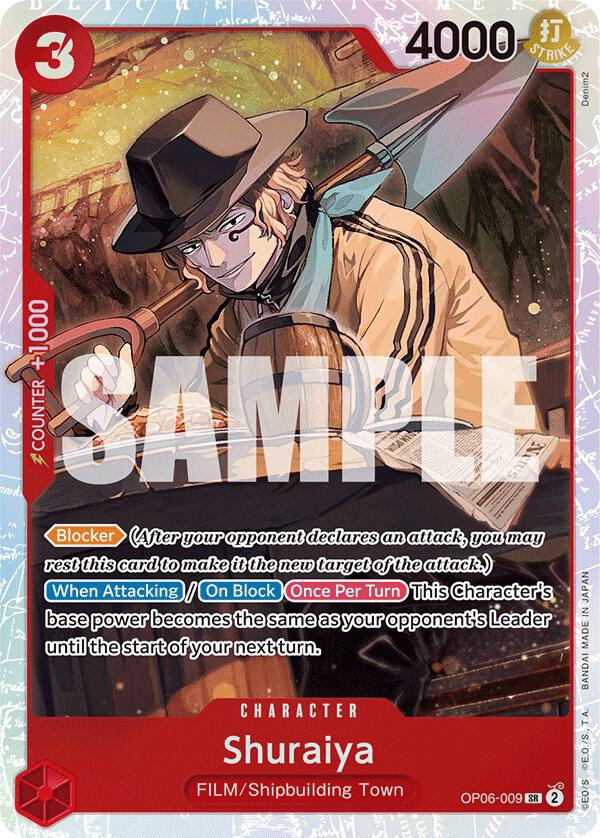 Shuraiya SR Wings of the Captain OP06-009 NM (Back)