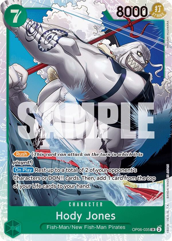 Hody Jones SR Wings of the Captain OP06-035 NM (Back)