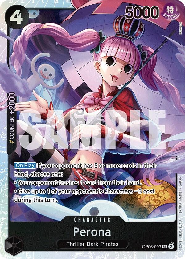 Perona SR Wings of the Captain OP06-093 NM (Back)