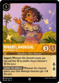Mirabel Madrigal - Gift of the Family Super Rare Ursula's Return 18/204 NM (Back)