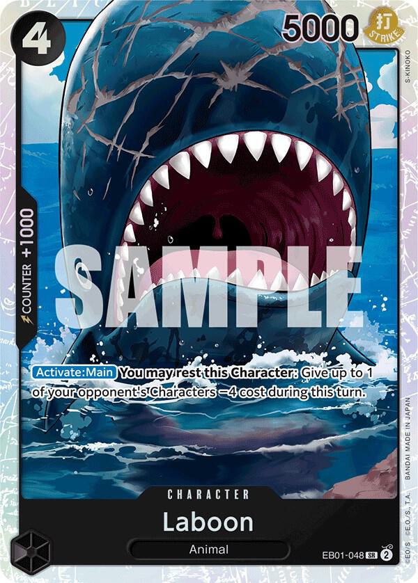 Laboon SR Extra Booster: Memorial Collection EB01-048 NM (Back)