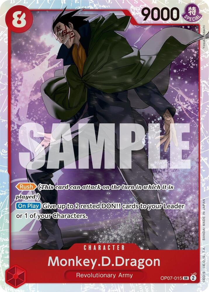 Monkey.D.Dragon (SR 500 Years in the Future OP07-015 NM