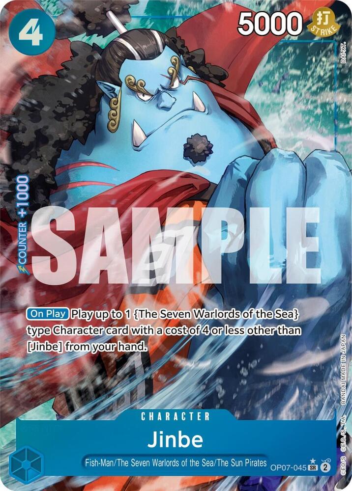 Jinbe (045) (Parallel) SR 500 Years in the Future OP07-045 NM (Back)