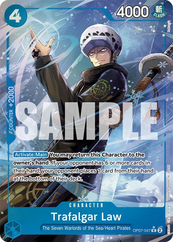Trafalgar Law (047) (Parallel) R 500 Years in the Future OP07-047 NM (Back)