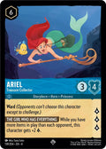 Ariel - Treasure Collector Super Rare Ursula's Return 139/204 NM (Back)