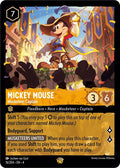 Mickey Mouse - Musketeer Captain Legendary Ursula's Return 16/204 NM (Back)