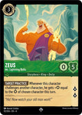 Zeus - Mr. Lightning Bolts Super Rare Ursula's Return 92/204 NM (Back)