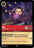 Noi - Acrobatic Baby Super Rare Ursula's Return 119/204 NM (Back)