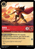 Raya - Fierce Protector Super Rare Ursula's Return 121/204 NM (Back)