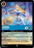Aurora - Lore Guardian Super Rare Ursula's Return 140/204 NM (Back)