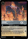 Kronk - Head of Security Super Rare Shimmering Skies 185/204 NM (Back)