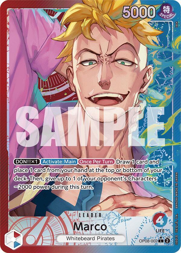 Marco (Parallel) L Two Legends OP08-002 NM (Back)