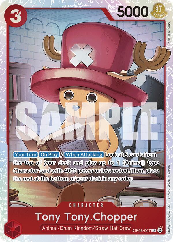 Tony Tony.Chopper SR Two Legends OP08-007 NM (Back)