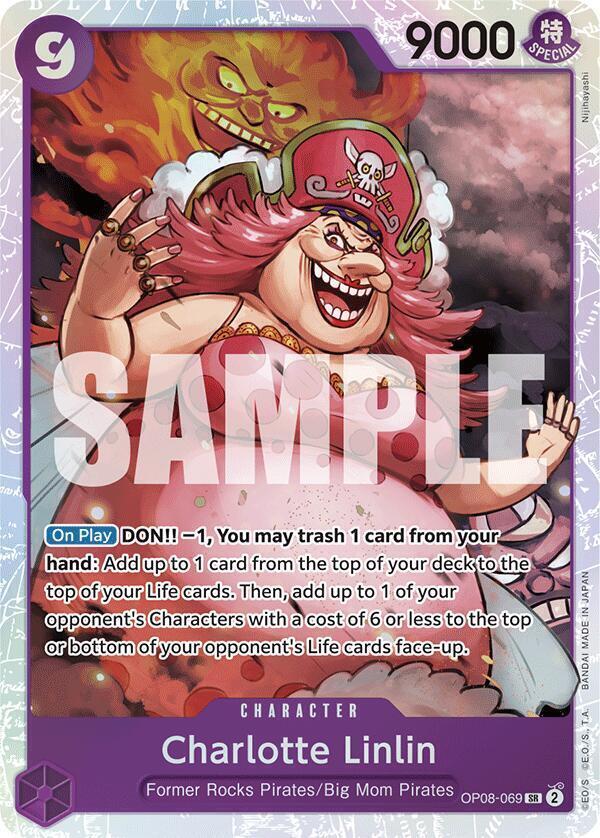 Charlotte Linlin SR Two Legends OP08-069 NM (Back)