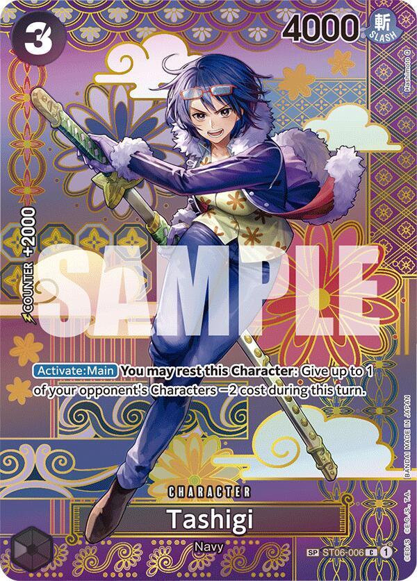 Tashigi (SP) C Two Legends ST06-006 NM (Back)
