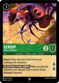 Scroop - Odious Mutineer Super Rare Shimmering Skies 82/204 NM (Back)