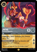 Jafar - Tyrannical Hypnotist Legendary Shimmering Skies 172/204 NM (Back)