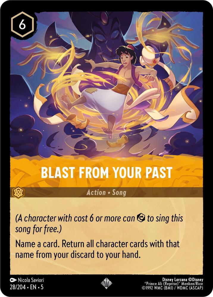 Blast From Your Past Super Rare Shimmering Skies 28/204 NM (Back)