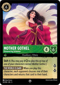 Mother Gothel - Unwavering Schemer Super Rare Shimmering Skies 92/204 NM (Back)