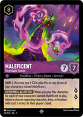 Maleficent - Formidable Queen Super Rare Shimmering Skies 35/204 NM (Back)