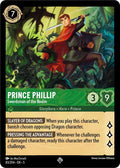 Prince Phillip - Swordsman of the Realm Super Rare Shimmering Skies 83/204 NM (Back)