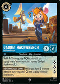 Gadget Hackwrench - Brilliant Bosun Super Rare Azurite Sea 140/204 NM (Back)