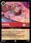 Aladdin - Intrepid Commander Promo Disney Lorcana Promo Cards 9 NM (Back)
