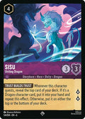 Sisu - Uniting Dragon Super Rare Azurite Sea 54/204 NM (Back)