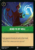 Bend to My Will Super Rare Azurite Sea 93/204 NM (Back)