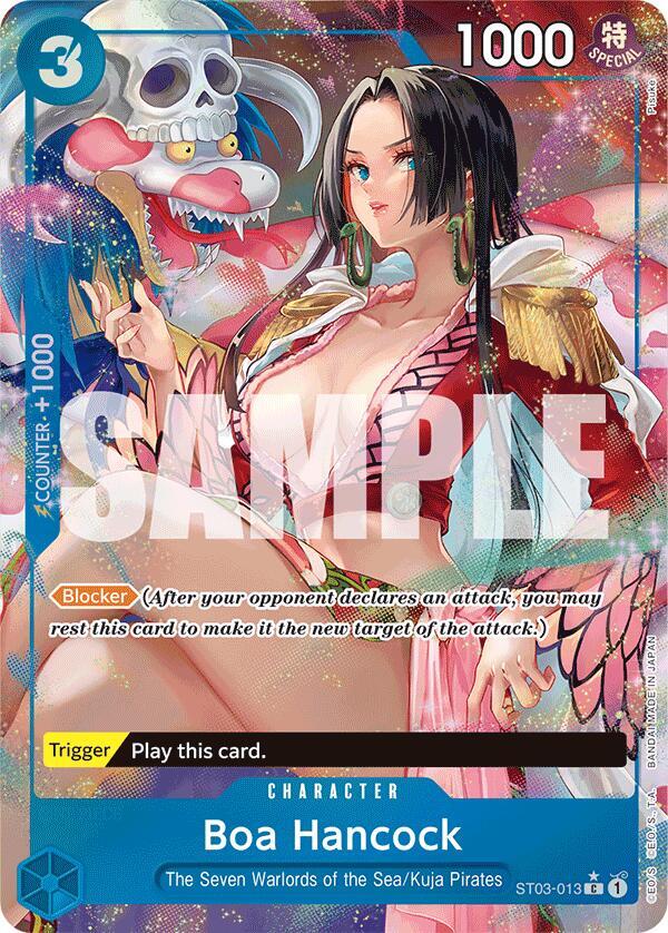 Boa Hancock () (Alternate Art) C Premium Booster -The Best- ST03-013 NM (Back)