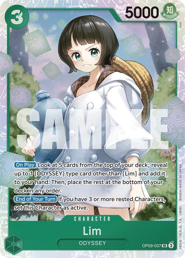 Lim SR Emperors in the New World OP09-037 NM (Back)